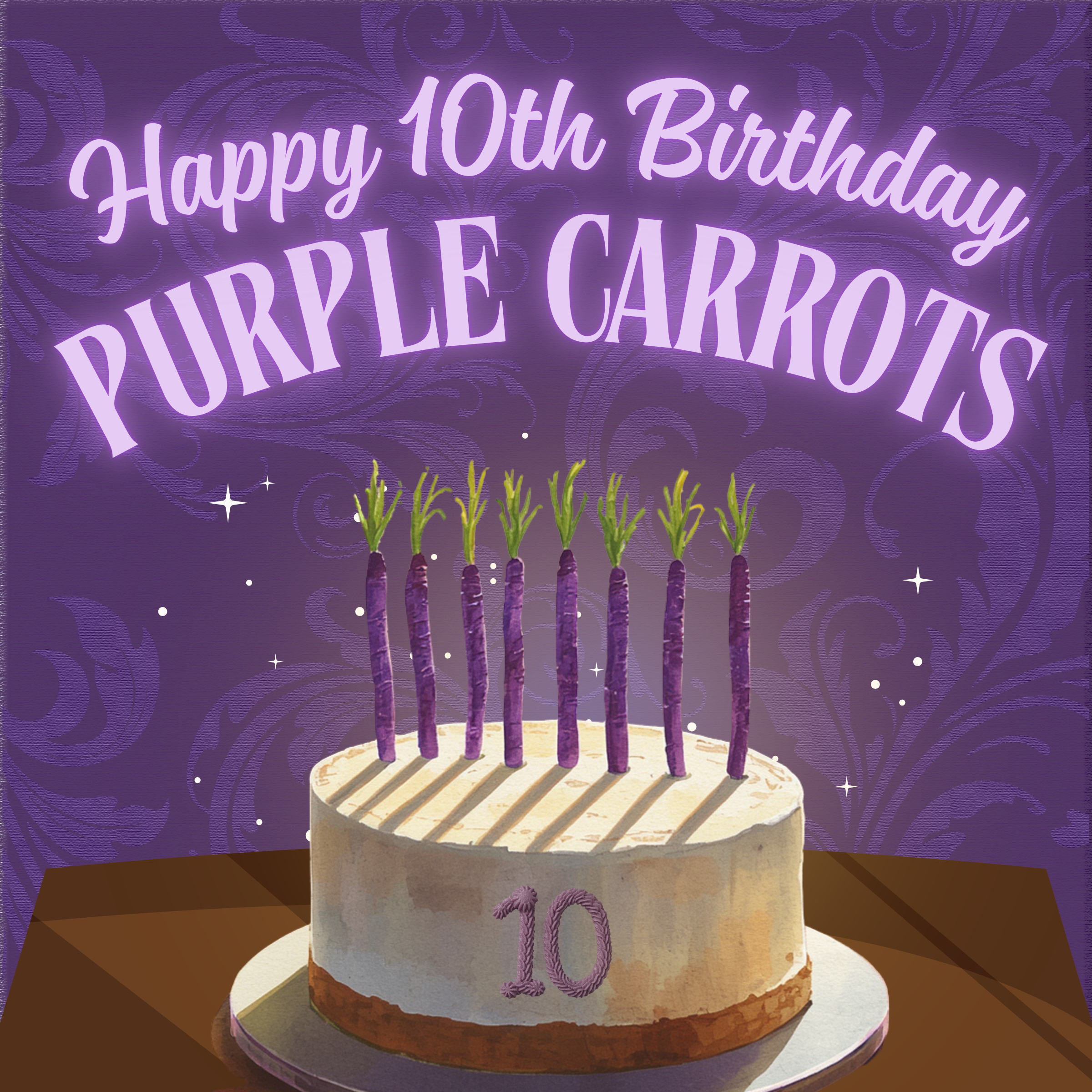 A Decade of Color, Connection, and Community: Celebrating 10 Years of Purple Carrots